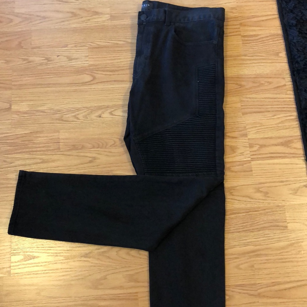 PacSun Skinny Moto Black Jeans